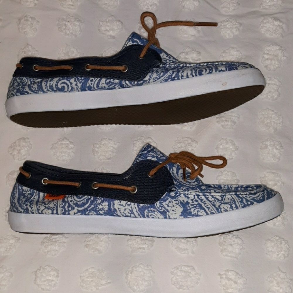 Vans Chauffette Paisley Boat Shoes‎ Ultracush 9 - Picture 2 of 8